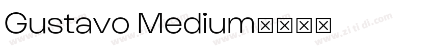 Gustavo Medium字体转换